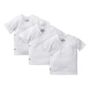 Gerber 3-pack White Side Snap Shirts Image 1