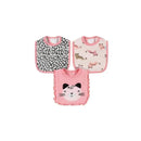 Gerber - 3 Pk Terry Bib Girl One Size Leopard Image 1