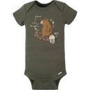 Gerber - 4Pk Baby Short Sleeve Onesies - Boy Bear Image 2