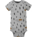 Gerber - 4Pk Baby Short Sleeve Onesies - Boy Bear Image 4