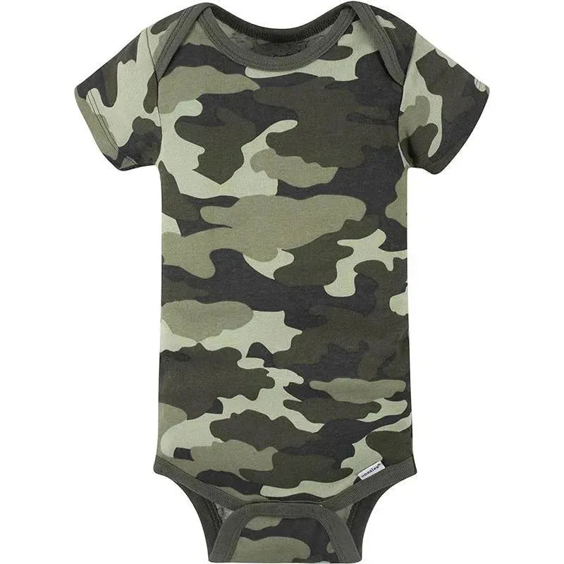 Gerber - 4Pk Baby Short Sleeve Onesies - Boy Bear Image 5