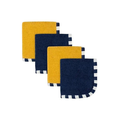 Gerber - 4Pk Woven Washcloths Boy One Size, Fox Image 1