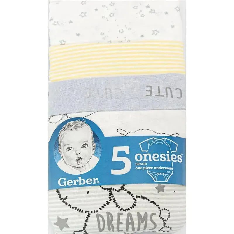 Gerber 5pk Animal Baby Girl Onesies.