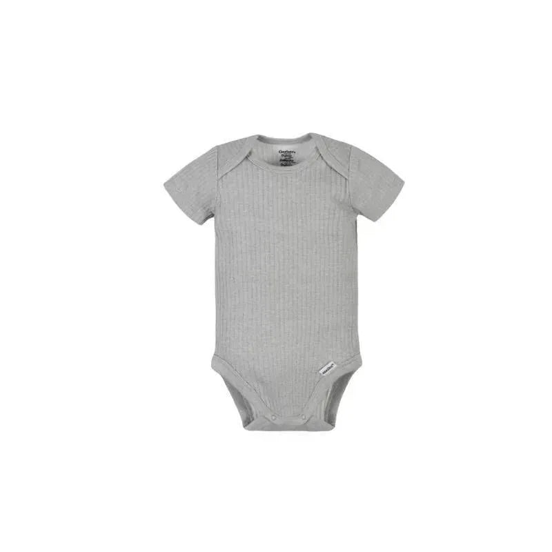 Gerber - 5Pk Short Sleeve Onesies Boy Jungle, 3/6M Image 3