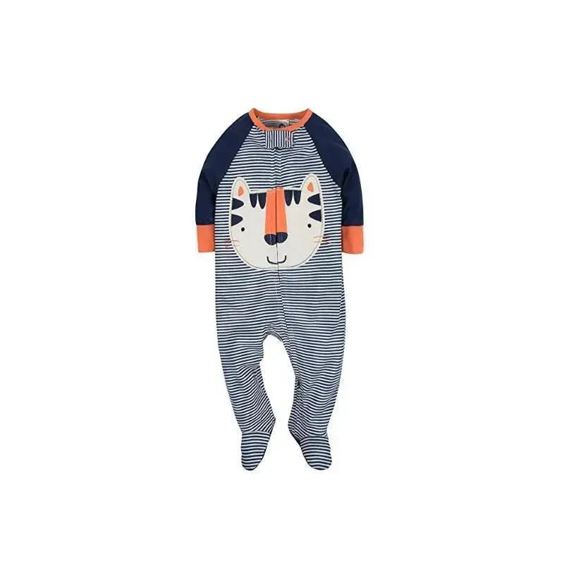Gerber Baby Boys 2-Pack Sleep N' Play Tiger, Blue Image 2