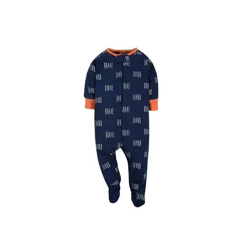 Gerber Baby Boys 2-Pack Sleep N' Play Tiger, Blue Image 3