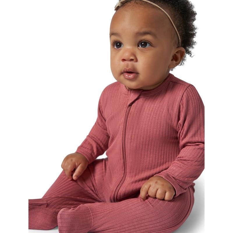 Gerber Baby Girls Dark Rose Sleep 'N Play Image 6