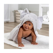 Gerber - Baby Hooded Bath Towel & Washcloths, Elephant Image 2