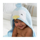 Gerber - Baby Hooded Bath Towel & Washcloths, Penguin Image 3