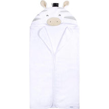 Gerber - Baby Hooded Bath Towel & Washcloths, Zebra Image 2