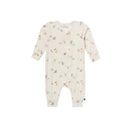 Gerber Baby Neutral Ivory French Breakfast Romper, Newborn Image 1