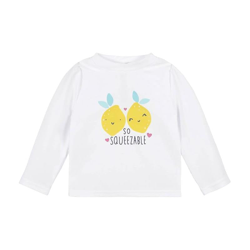 Gerber Baby & Toddler Girls Long Sleeved Rashguard Swimsuit Rash Guard Set Image 4