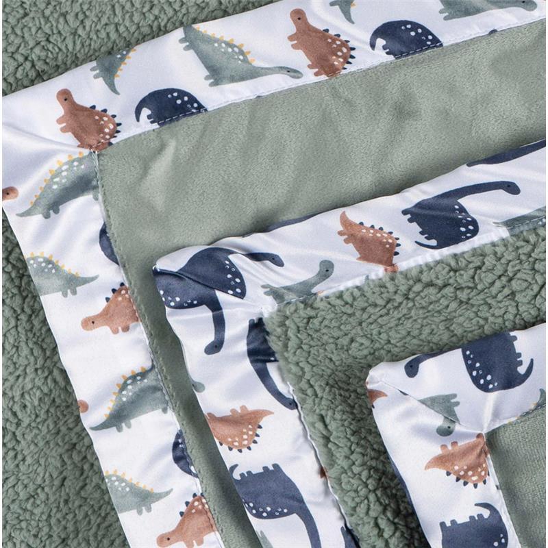 Gerber Bedding - 1Pk 2Ply Plush Blanket, Dino Time Image 5