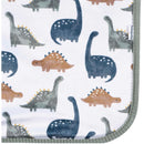 Gerber Bedding - 1Pk 2Ply Plush Blanket, Dino Time Image 3
