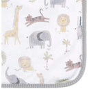 Gerber Bedding - 1Pk 2Ply Plush Blanket, Neutral Animals Image 3