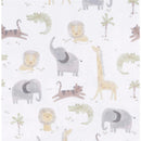 Gerber Bedding - 1Pk 2Ply Plush Blanket, Neutral Animals Image 5