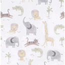 Gerber Bedding - 1Pk 2Ply Plush Blanket, Neutral Animals Image 5