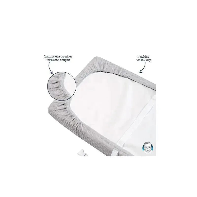 Gerber Baby Boys Dotted Blue Changing pad Cover Image 9