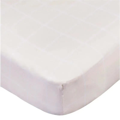 Gerber Bedding - 1Pk Knit Crib Sheet, Beige Image 1