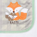 Gerber Bedding - 1Pk Plush Baby Blanket - Boy Woodland Image 2