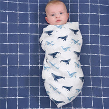 Gerber Bedding - 2Pk Muslin Blanket, Whale Image 2