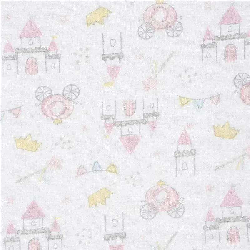 Gerber Bedding - 5Pk Flannel Baby Blanket - Girl Princess Image 3