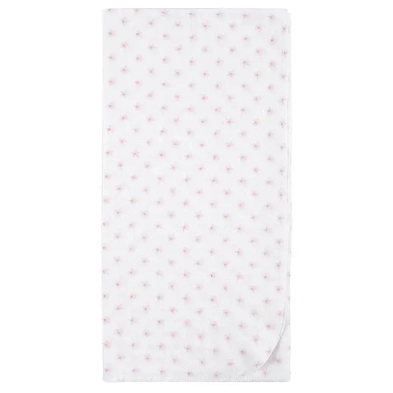 Gerber Bedding - 5Pk Flannel Baby Blanket - Girl Rainbows Flower Image 4