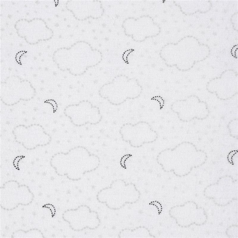 Gerber Bedding - 5Pk Flannel Baby Blanket - Neutral Cloud Image 2