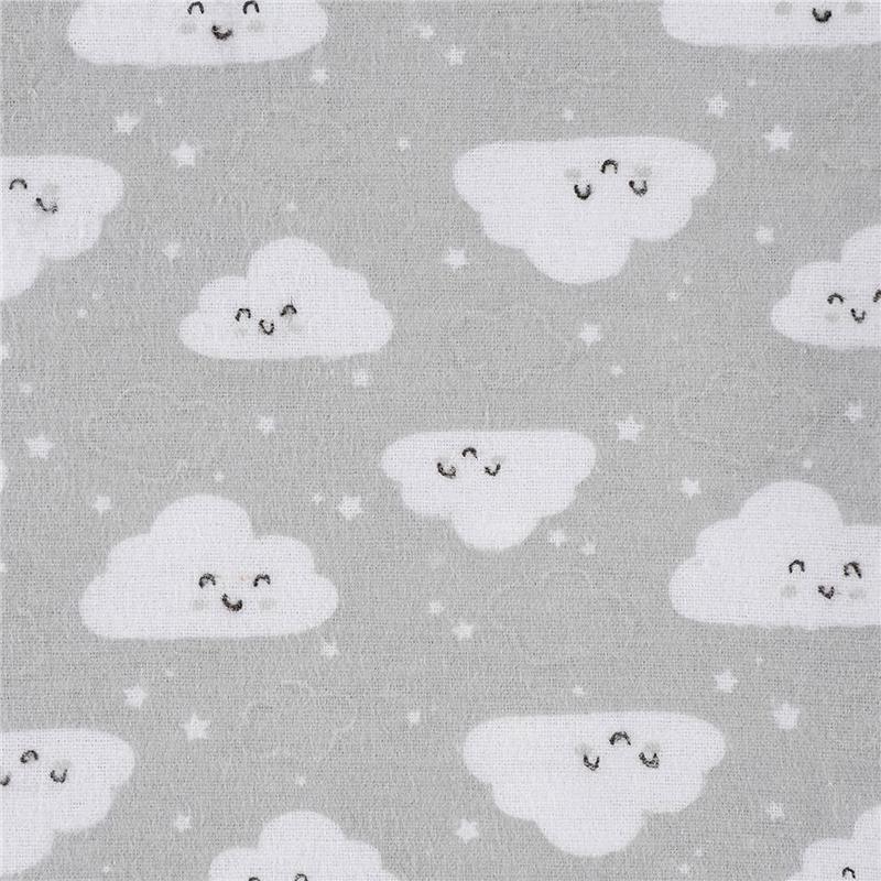 Gerber Bedding - 5Pk Flannel Baby Blanket - Neutral Cloud Image 3