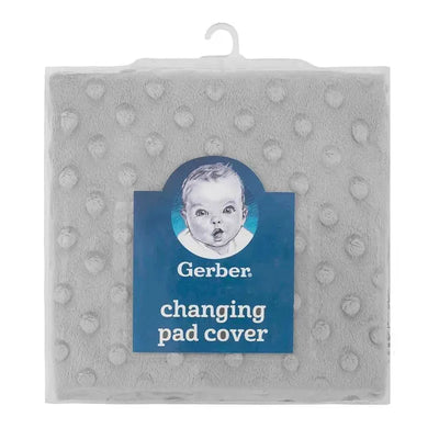 Gerber Cuddletime 1Pk Baby Changing Pad Cover - Grey  Image 2