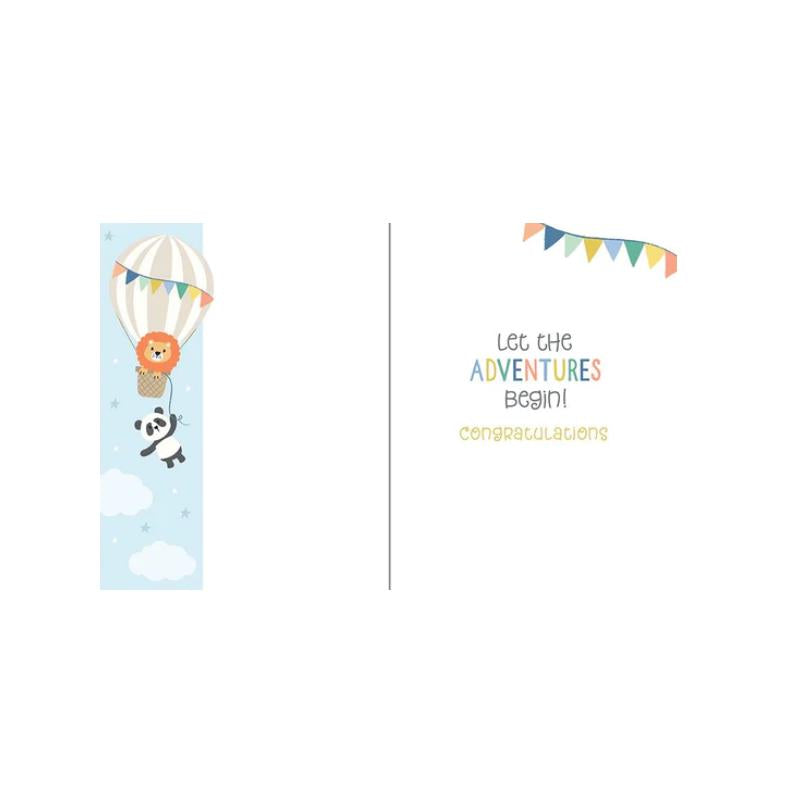 Gina B Designs - Baby Greeting Card Baby Shower Balloons Image 2