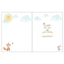 Gina B Designs - Baby Greeting Card Forest Animal Tree Image 2