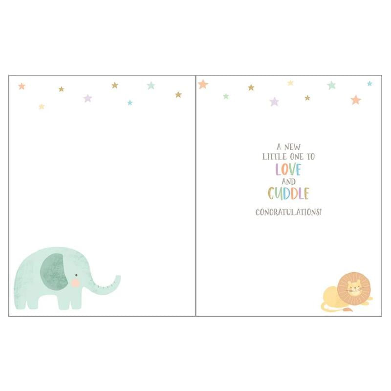 Gina B Designs - Baby Greeting Card Jungle Grand Baby Image 2