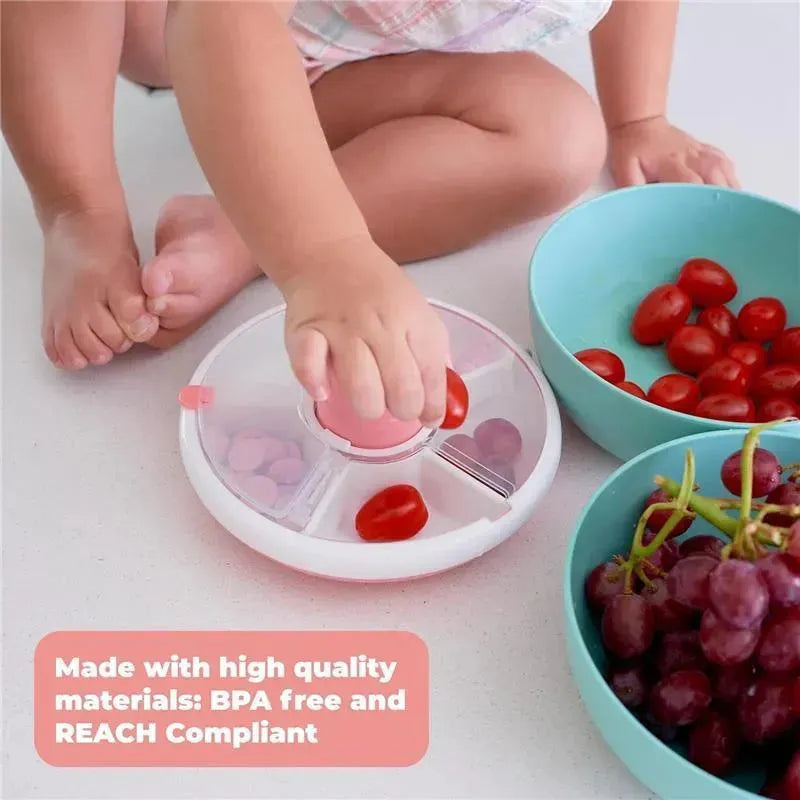 GoBe - Kids Original Snack Spinner Bundle with Hand Strap and Sticker Sheet, Blue Image 7