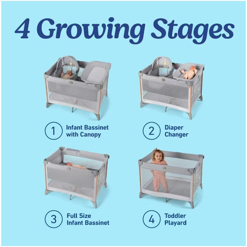 Graco Pack 'n Play® Care Suite™ Bassinet Lux Playard Image 8