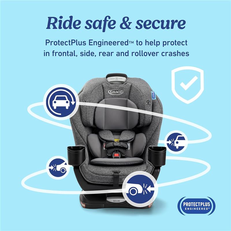 Graco - 4Ever DLX 4 in 1 Car Seat, All In One, Maven Image 3