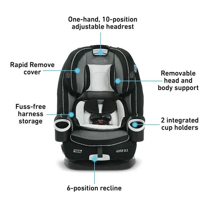 Graco - 4Ever DLX 4-in-1 Convertible Car Seat, Fairmont Image 2