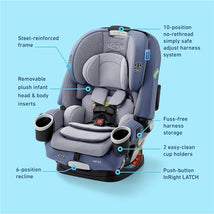 Graco 4Ever DLX 4-in-1 Convertible Car Seat, Maddox Image 2