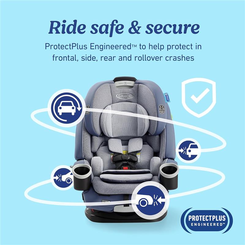 Graco 4Ever DLX 4-in-1 Convertible Car Seat, Maddox Image 5