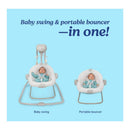 Graco DuetConnect LX Baby Swing and Bouncer - 2-in-1 Infant Swing and Baby Rocker Image 5