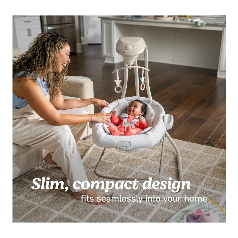 Graco DuetConnect LX Baby Swing and Bouncer - 2-in-1 Infant Swing and Baby Rocker Image 6