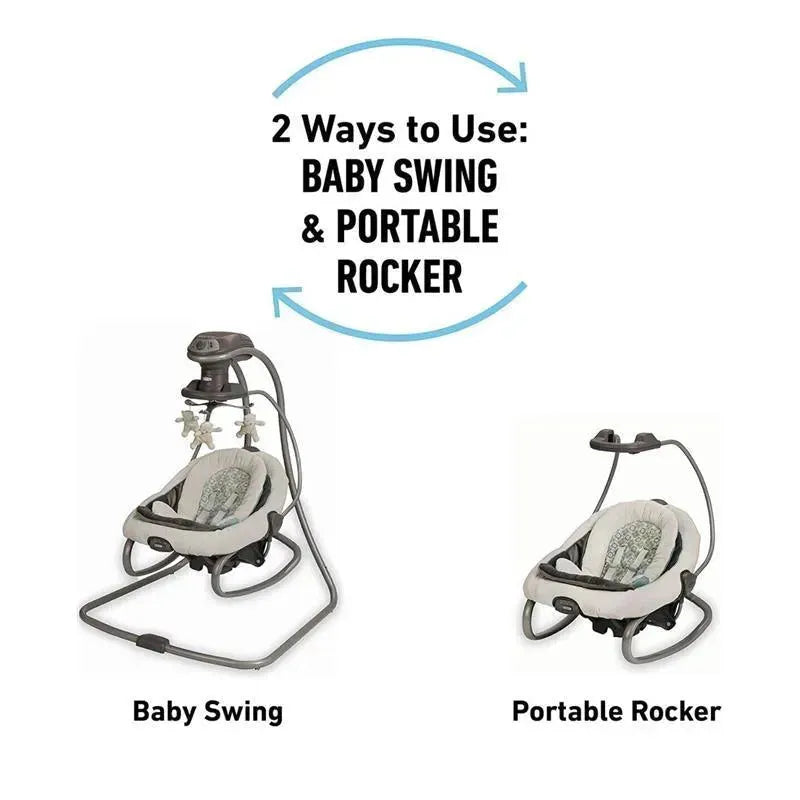 Graco DuetSoothe Swing Plus Rocker-Sapphire Image 2