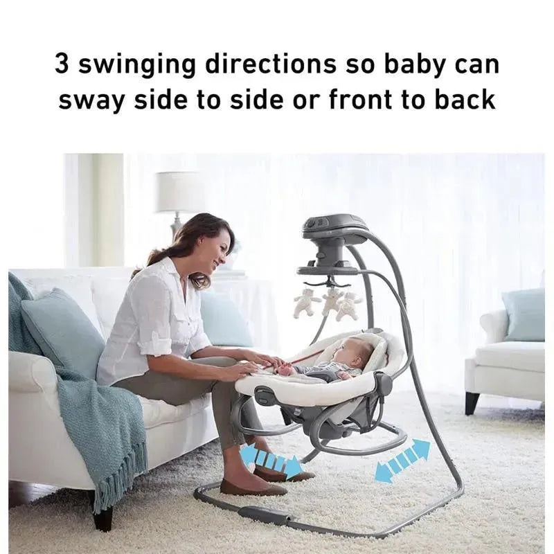 Graco DuetSoothe Swing Plus Rocker-Sapphire Image 3