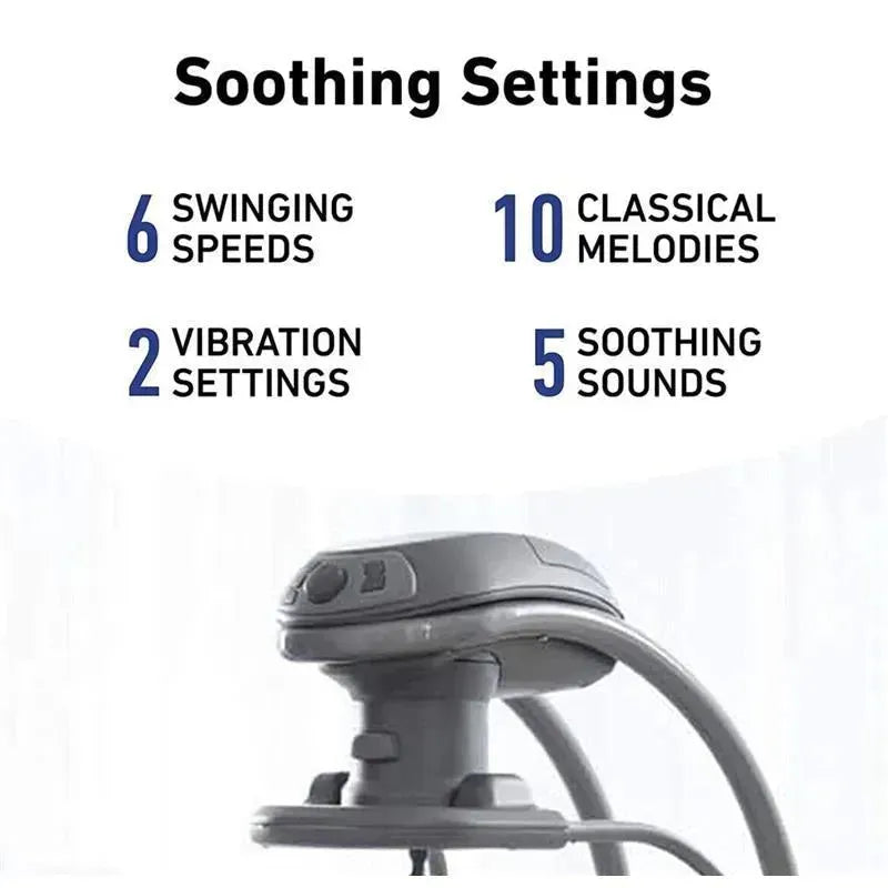 Graco DuetSoothe Swing Plus Rocker-Sapphire Image 4