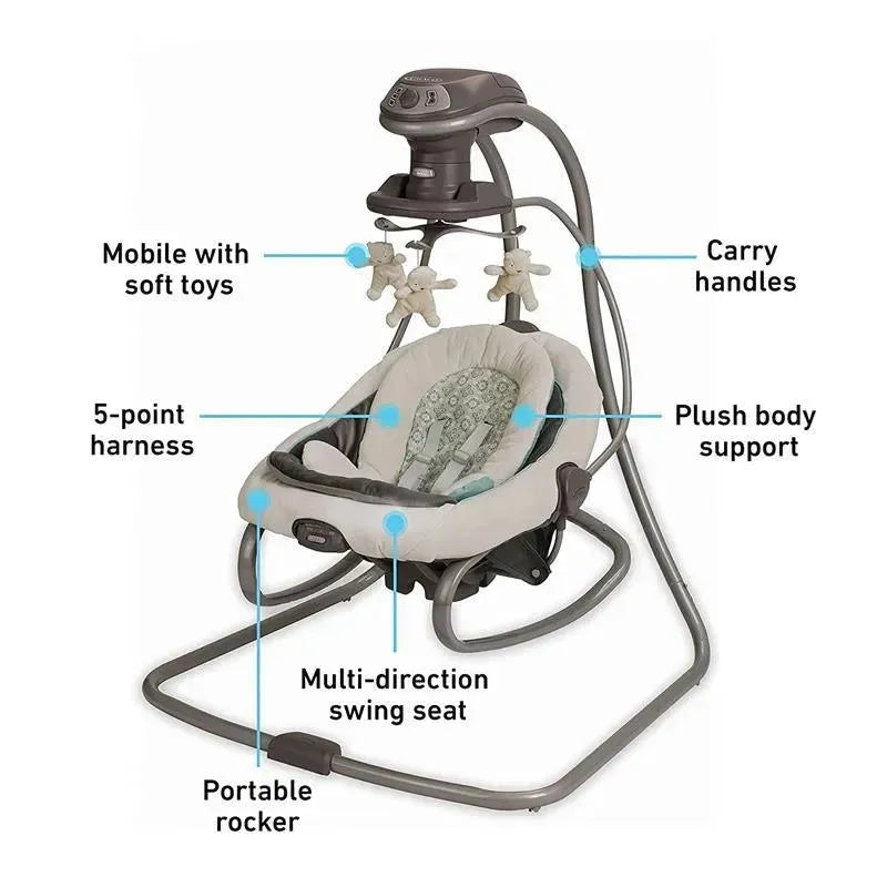 Graco - DuetSoothe Swing Plus Rocker, Winslet Image 6