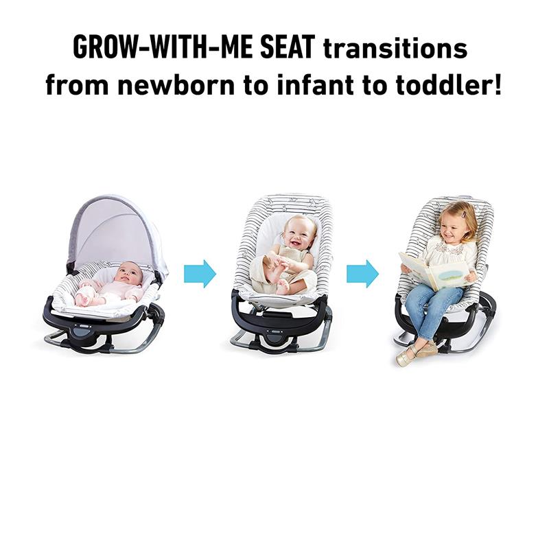 Graco Pack 'N Play Rock 'N Grow Playard, Orson Image 11