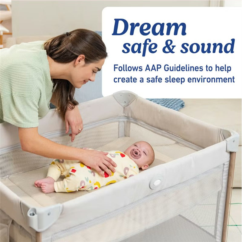 Graco Pack 'n Play Travel Dome Lux Playard, Linden Image 2