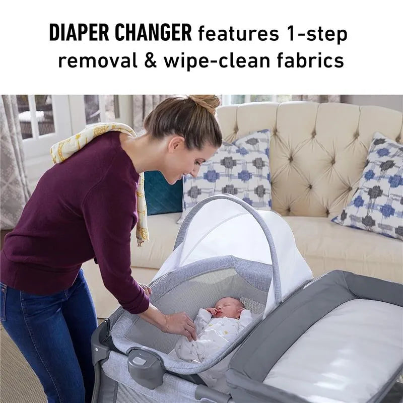 Graco - Pack 'N Play® Quick Connect™ Portable Bassinet, Alex Image 3