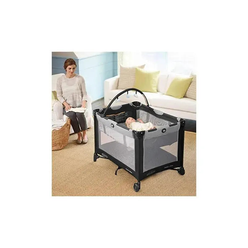 Graco Pack 'n Play On the Go Playard With Folding Bassinet Tasha Image 4