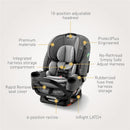Graco - Premier 4Ever DLX Extend2Fit SnugLock 4-in-1 Car Seat Featuring Anti-Rebound Bar, Midtown Image 2